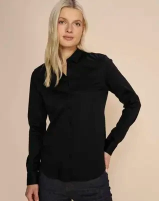 Mos Mosh - MMTina Jersey Skjorte - Black